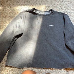 Grey Nike sweatshirt
